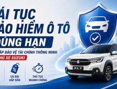 TÁI TỤC BẢO HIỂM - Giải pháp bảo vệ tài chính thông minh cho chủ xe Suzuki
