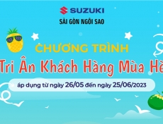 CHƯƠNG TRÌNH TRI ÂN KHÁCH HÀNG MÙA HÈ - KIỂM TRA XE SUZUKI MIỄN PHÍ 2023