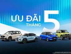 ƯU ĐÃI XE SUZUKI THÁNG 5/2026: ƯU ĐÃI KHỦNG ĐẾN 120 TRIỆU ĐỒNG