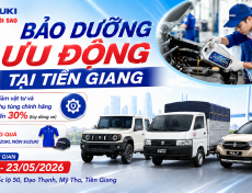 CHƯƠNG TRÌNH BẢO DƯỠNG LƯU ĐỘNG SUZUKI TẠI TIỀN GIANG 21-25/05/2026