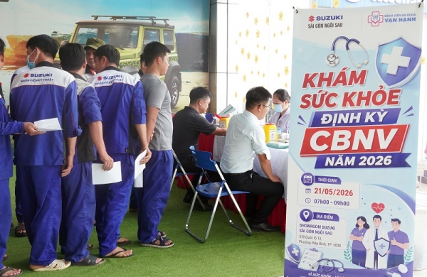 Khám Sức Khỏe Định Kỳ CBNV 2026 Tại Suzuki Sài Gòn Ngôi Sao