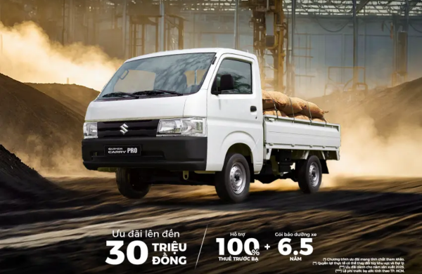 Chương trình ưu đãi xe thương mại Suzuki tháng 05/2026