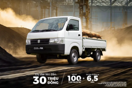 ƯU ĐÃI XE TẢI SUZUKI THÁNG 5/2026: GIẢM SÂU 30 TRIỆU, MIỄN 100% TRƯỚC BẠ