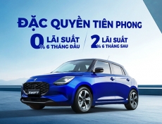 ƯU ĐÃI GIỚI HẠN DÀNH CHO 100 KHÁCH HÀNG ĐẦU TIÊN MUA XE SUZUKI SWIFT 2025