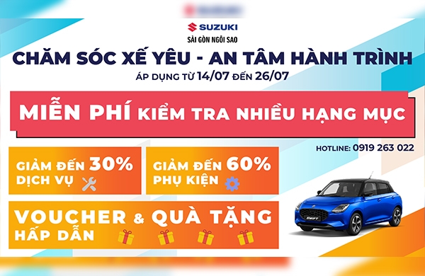 THÁNG 7-2025 : CHĂM SÓC XẾ YÊU - AN TÂM HÀNH TRÌNH