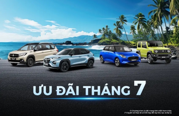 SUZUKI ƯU ĐÃI MỞ LỐI – HÀNH TRÌNH RỘNG MỞ THÁNG 7/2026