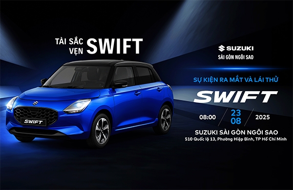 SỰ KIỆN RA MẮT SUZUKI SWIFT 2025