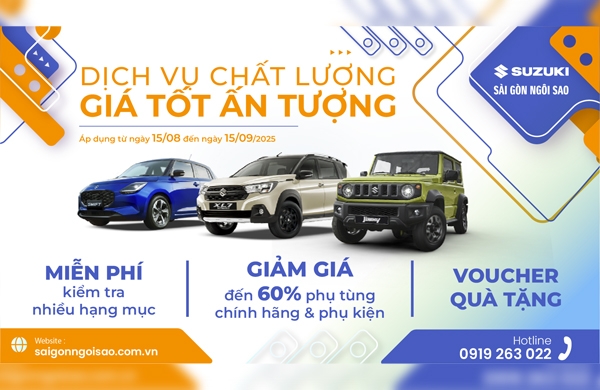 THÁNG 8 VÀ 9-2025 : DỊCH VỤ CHẤT LƯỢNG - GIÁ TỐT ẤN TƯỢNG
