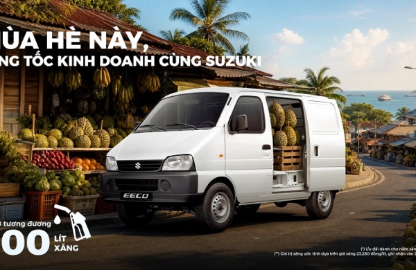 ĐÓN THÁNG 8, TĂNG TỐC KINH DOANH CÙNG SUZUKI