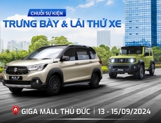 SỰ KIỆN TRƯNG BÀY VÀ LÁI THỬ XE TẠI GIGAMALL THỦ ĐỨC THÁNG 9-2024