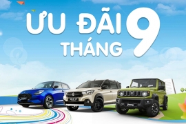 THÁNG 9-2025 : ƯU ĐÃI DÀNH RIÊNG CHO CÁC DÒNG XE DU LỊCH SUZUKI KHI MUA XE NGAY TRONG THÁNG
