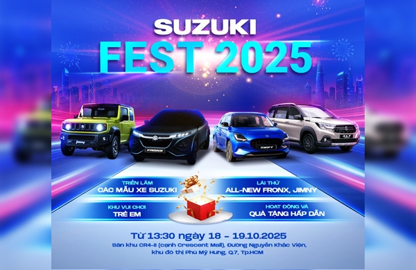 SẴN SÀNG TRÊN VÔ LĂNG FRONX VÀ JIMNY TẠI SUZUKI FEST 2025