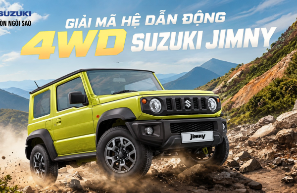 Giải mã hệ dẫn động 4WD Suzuki Jimny: Khám phá 2H, 4H, 4L