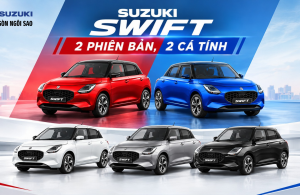 So sánh Suzuki Swift 2 phiên bản: Khác biệt trang bị và giá bán?