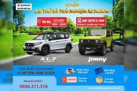 SỰ KIỆN LÁI THỬ VÀ TRẢI NGHIỆM Ô TÔ SUZUKI THÁNG 11-2024