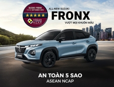 SUZUKI FRONX ĐẠT CHUẨN 5 SAO ASEAN NCAP - DẪN ĐẦU PHÂN KHÚC VỀ CÔNG NGHỆ AN TOÀN