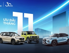 THÁNG 11-2025 : ƯU ĐÃI LỚN DÀNH CHO CÁC DÒNG XE DU LỊCH SUZUKI LÊN ĐẾN 95 TRIỆU