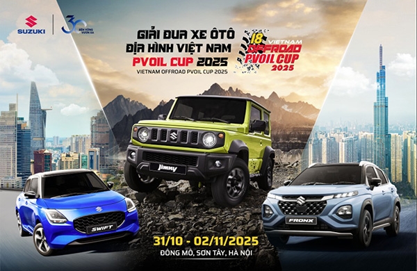 GẶP SUZUKI TẠI PVOIL CUP 2025 - KHUẤY ĐẢO THỬ THÁCH ĐỊA HÌNH