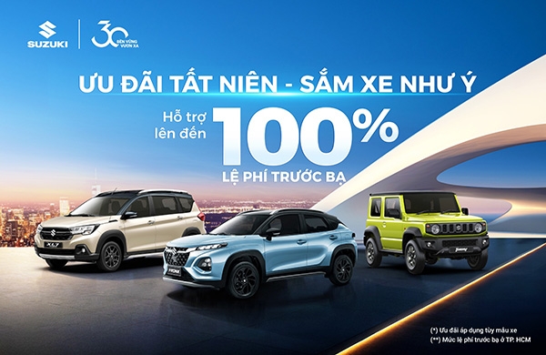 THÁNG 12-2025 : ƯU ĐÃI TẤT NIÊN - SẮM XE NHƯ Ý