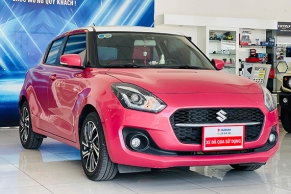 SUZUKI SWIFT HỒNG NÓC TRẮNG TRENDY MODEL 2023 - CHUẨN ODO MÀU THEO CAVET