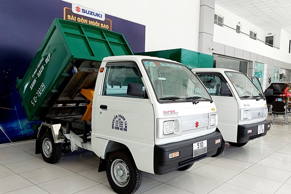 Xe ben Suzuki chở rác chuyên dụng - Giải pháp chở rác cho đô thị năm 2022